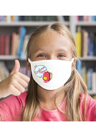 Acs 10 Çocuklara Özel İsimli Yıkanabilir Okul Maskesi 10 Adet