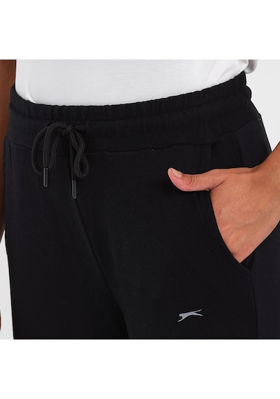 Slazenger KINO Kadın Cepli Siyah Eşofman Altı