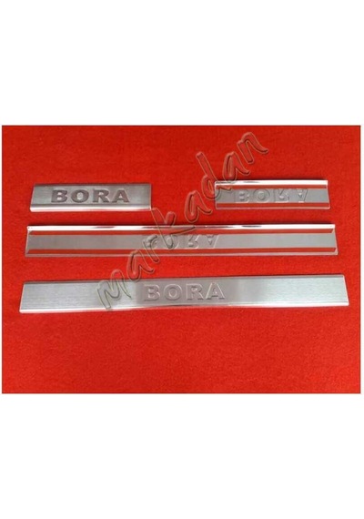 Markadan Vw Bora Krom Kapı Eşiği 1998-2004 4 Parça Paslanmaz Çeli N11.5180