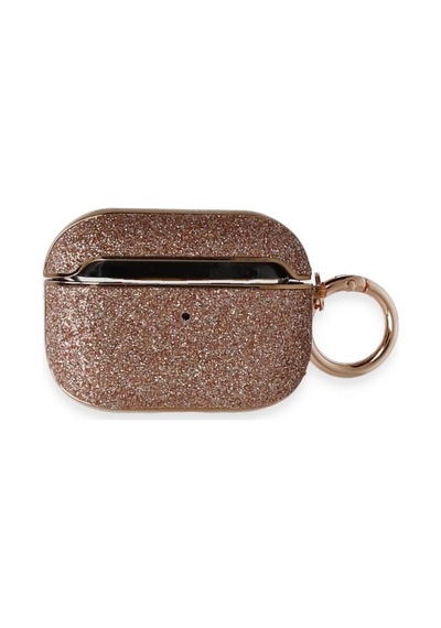 Apple Airpods Pro 1.nesil Spell Simli Kılıf - Rose Gold Diğer