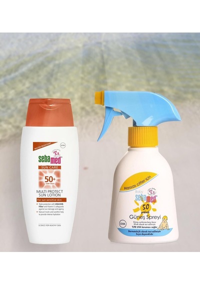 Sebamed Çok Yönlü Koruyucu Güneş Losyon Spf 50 150 Ml + Baby Güneş Spreyi 50spf 200ml