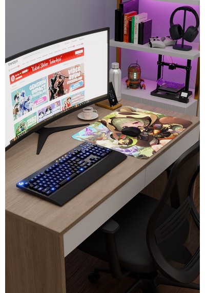 Sayu Genshin Impact Anime Oyuncu V1 - 48x40 Xl Gaming Mouse Pad Fare Altlığı