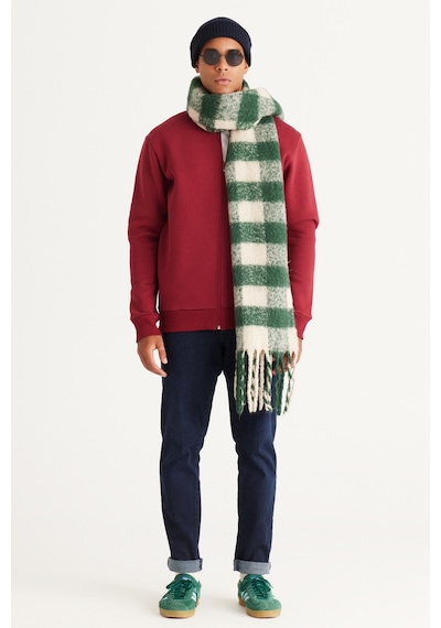 AC&Co / Altınyıldız Classics Erkek Bordo Standart Fit Normal Kesim İçi Polarlı Kolej Yaka Pamuklu Sweatshirt Bordo AC&Co / Altınyıldız Classics Erkek Bordo Standart Fit Normal Kesim İçi Polarlı Kolej Yaka Pamuklu Sweatshirt Bordo