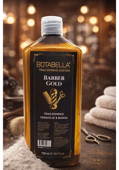Botabella Barber Gold Tıraş Sonrası Losyon 700 Ml Erkek After Shave Ferahlatıcı Bakım Losyonu