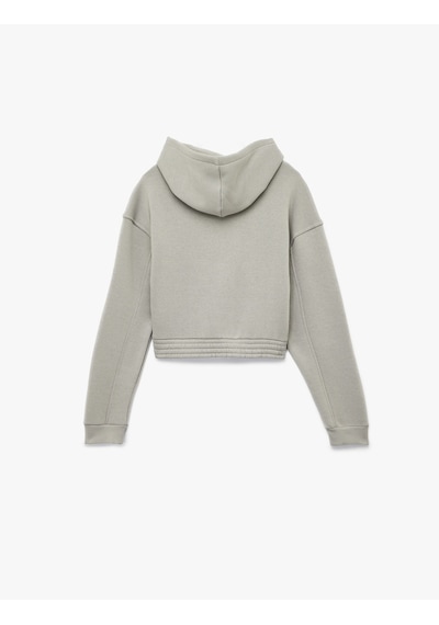 Koton Şardonlu Uzun Kollu Fermuarlı Kapüşonlu Oversize Sweatshirt Gri 6wal10307ık Gri Koton Şardonlu Uzun Kollu Fermuarlı Kapüşonlu Oversize Sweatshirt Gri 6wal10307ık Gri