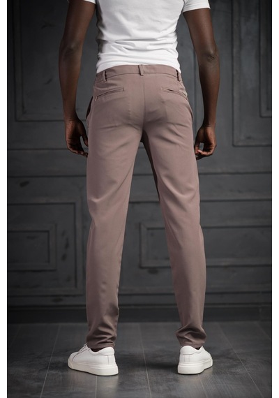 Perpant Beli Lastikli Ve İplikli Likralı Slimfit Yazlık Kumaş Jogger Pantolon Kahverengi Perpant Beli Lastikli Ve İplikli Likralı Slimfit Yazlık Kumaş Jogger Pantolon Kahverengi
