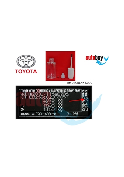 Fırçalı Rötuş Boyası  (Her Marka Araç Için ) Özel Üretim 30 ML