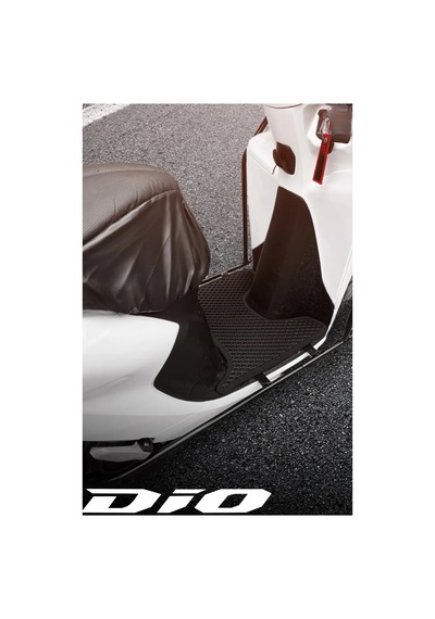 Honda Dio Uyumlu Eva Motosiklet Paspası Siyah-siyah