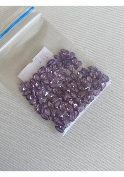 Armut Kesim Sentetik Taş 3x5mm 100 Adet Mor