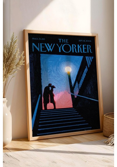 The New Yorker Çerçeveli Tablo September 15 2008 - Gece Tablosu
