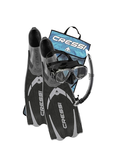 Cressi Pluma Serbest Ve Tüplü Dalış Seti P,m,ş Siyah 45-46 Siyah