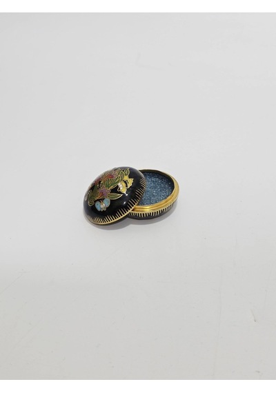 Antika Cloisonne Minyatür Kutu 4,4x2,6cm 069