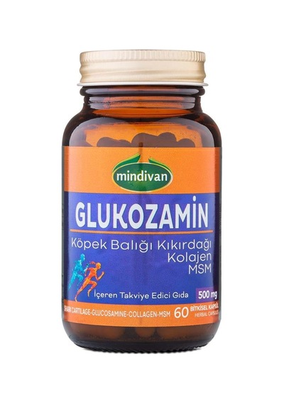 Mindivan Glukozamin Köpek Balığı Kıkırdağı Kolajen Msm 500 Mg. 60 Diğer