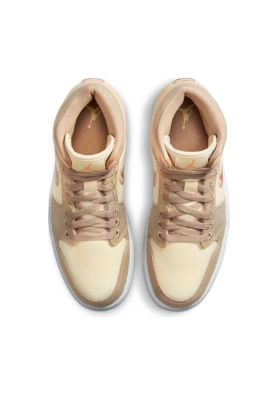 Nike Air Jordan 1 Mid Se Kadın Basketbol Ayakkabısı Dv0427-102 Çok Renkli