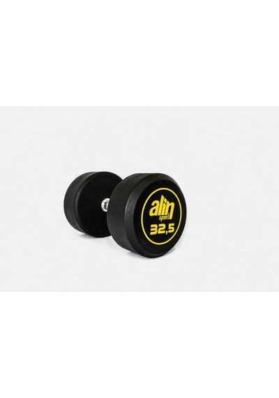 Alinsport Alin Sport 32.5 Kg Kauçuk Kaplı Profesyonel Olimpik Dumbbell Dambıl Sarı