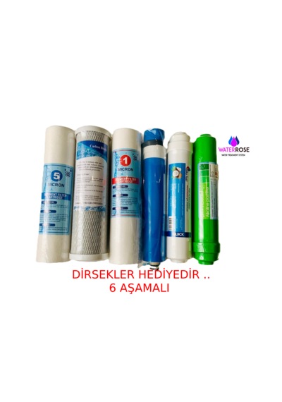 Tüm Açık Kasa Cihazlara Uyumlu 6 Aşamalı Filtre Seti
