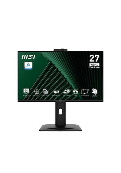 Msı Pro Mp275qpdg 27 2560x1440 Wqhd 100hz 1ms Hdmı Dp Type-c Rj45 Adaptive Sync Ips Monitor