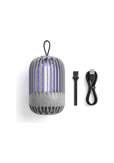 Panther Pt-z614 Usb Şarjlı Sinek Öldürücü Lamba - 2 Renkli Uv Işıklı Sinek Kovucu Gece Lambası