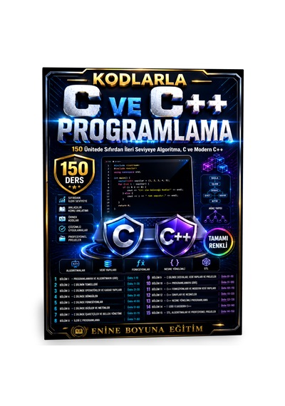 Kodlarla C Ve C++ Programlama Eğitim Kitabı