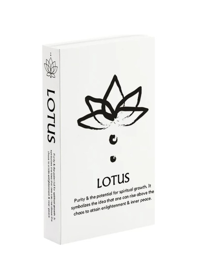 604 Lotus Dekoratif Kitap Kutusu