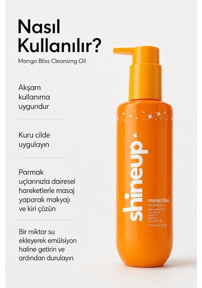 Mango Bliss Yağ Bazlı Temizleyici 200 Ml Nazik Temizleme Yağı