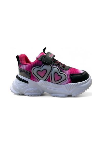 1848 Kız Çocuk Rahat Işıklı Sneaker Siyah