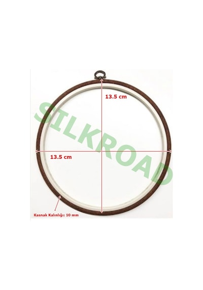 Nurge No:2 Yuvarlak Plastik Pano Kasnağı - 13.5cm - 10mm NO:2