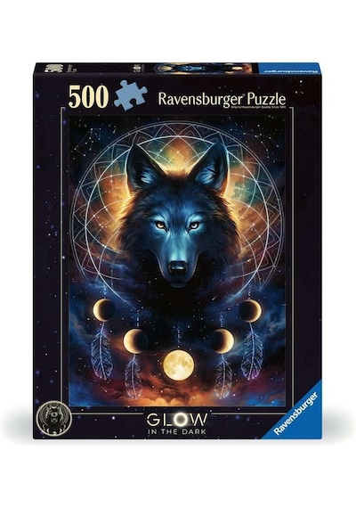 Ravensburger 500 Parça Lunar Wolf Puzzle