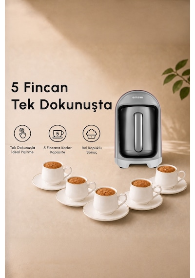Emsan Kumda Türk Kahve Makinesi Pearly Pink