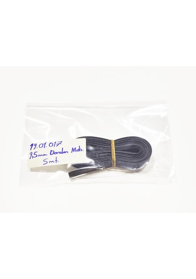 9,5mm Isı İle Daralan Siyah Makaron 5 Metre, Daralma Oranı 2/1, Çalışma -55/+125 Derece