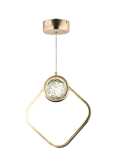 Frieda Tekli 3 Renkli 17 Watt Gold Ledli Modern Oturma Odası Salon Sarkıt Avize
