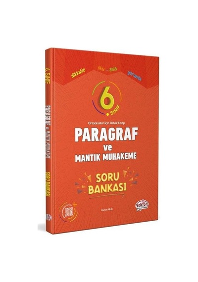 6.Sınıf Paragraf ve Mantık Muhakeme Soru Bankası - Editör  Yayınev