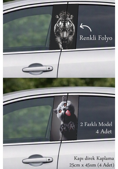 Araca Özgün Bir İfade Katan Direk Kaplama Folyo Baskı