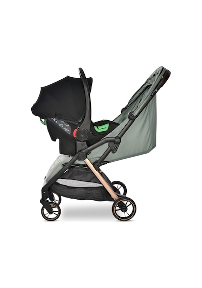 Lorelli Loret Otomatik Katlanan Kabin Boy İkiz & Travel Set Bebek Arabası - Green