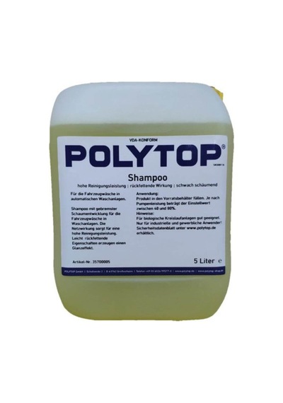 Polytop Shampoo Ph Nötr Şampuan 5 Lt