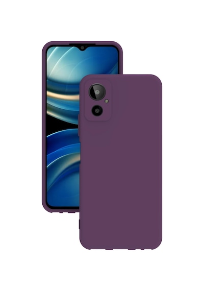 General Mobile Gm 23 Se Kılıf Kamera Korumalı Silikon Rubber Arka Kapak Mor