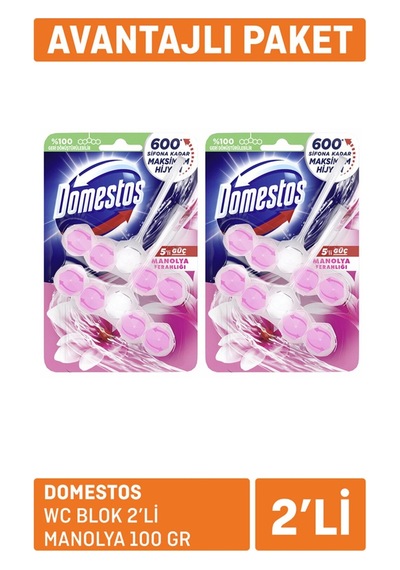 Domestos Tuvalet Bloğu Manolya Buketi 2 x 100 G