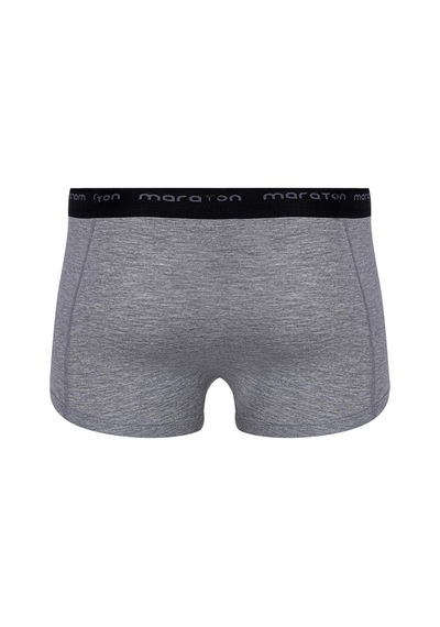 Maraton 2'li Erkek Gri Melanj Boxer Gri Melanj