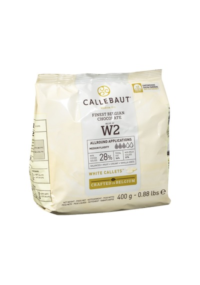 Callebaut Beyaz Çikolata 400g Pastacılık Kuvertürü 8'li Avantaj Paketi - 8 Adet Tarı