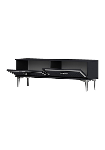 Tsa1204as Tuna Tv Sehpası Antrasit-silver 120cm Antrasit - Gümüş
