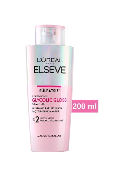 Loreal Paris Elseve Glycolic Gloss Sülfatsız Şampuan 200 ML