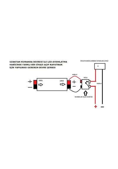 Uzaktan Kumandalı Rf 12 Amper Led Dımmer Kısma Dim (526703006)