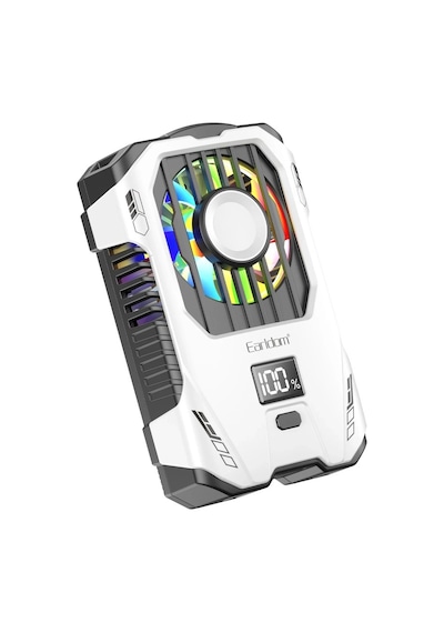 Earldom F15 Rgb Radyatör Telefon Soğutucu Fan - Beyaz