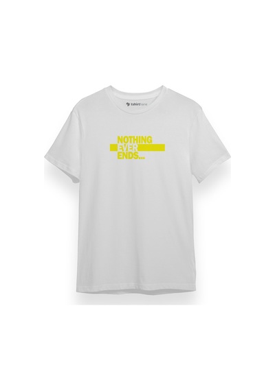 Watchmen Nothing Ever Ends Beyaz Kısa Kol Erkek Tshirt 001