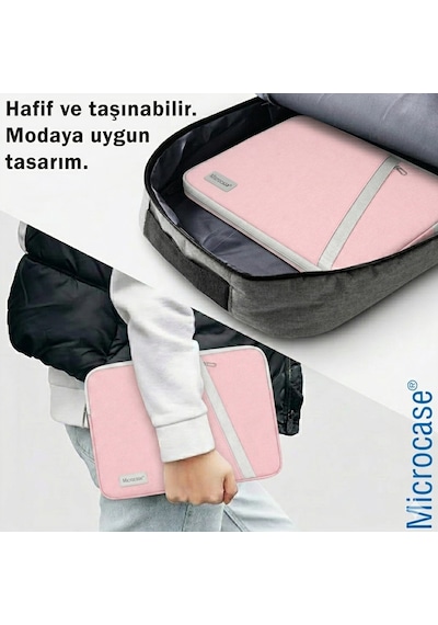 Huawei Matepad 11.5 2025 Sleeve Tipi 10-11 '' Tablet Çantası Pembe Al5538 Laptop Çantası