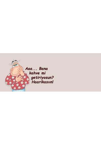 Bana Kahve Mi Getiriyorsun Harikasın Hediye Kupa Love Bug-t Bej