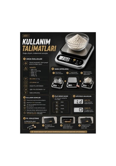 Dijital Mutfak Ve Kahve Tartısı Hassas Gram Terazisi Paslanmaz Çelik Lcd Ekran Çoklu Ölçüm G/oz 10 Kg Kapasite Diğer 61606873