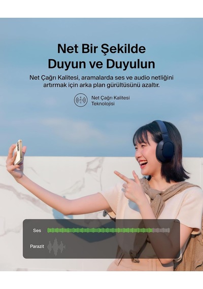 Soundform Surround Bluetooth Kulak Üstü Kulaklık, Gürültü Engelleme, Kablosuz, 60 Saat Çalma Süresi, Yumuşak Kulak Yastıkları, İphone, Galaxy, İpad, Seyahat, Ev, Ofis İçin, Mavi Soundform Surround Bluetooth Kulak Üstü Kulaklık, Gürültü Engelleme, Kablosuz, 60 Saat Çalma Süresi, Yumuşak Kulak Yastıkları, İphone, Galaxy, İpad, Seyahat, Ev, Ofis İçin, Mavi