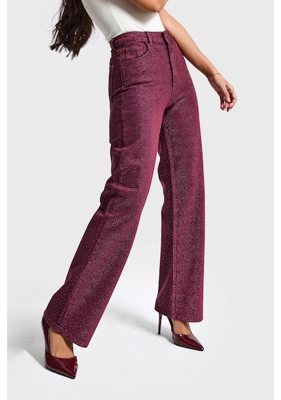 Itsbasic Kadın Bordo Renk T3-20w5-98 Straight Fit Yüksek Bel Ön Ve Arka Parlak Taşlı Özel Tasarım Denim Jean Itsbasic Kadın Bordo Renk T3-20w5-98 Straight Fit Yüksek Bel Ön Ve Arka Parlak Taşlı Özel Tasarım Denim Jean