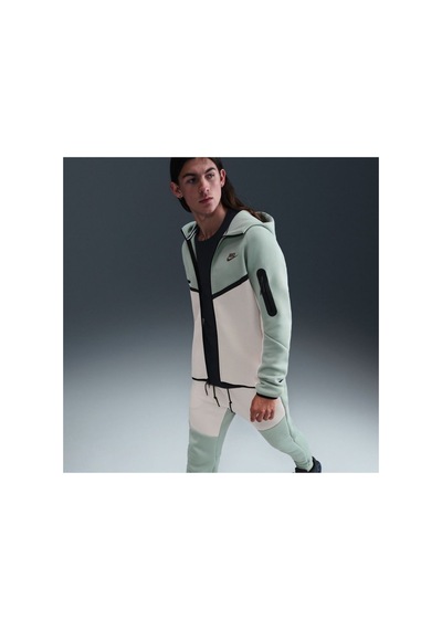 Nike Tech Fleece Windrunner Hoodie Erkek Sweatshirt Turkuaz